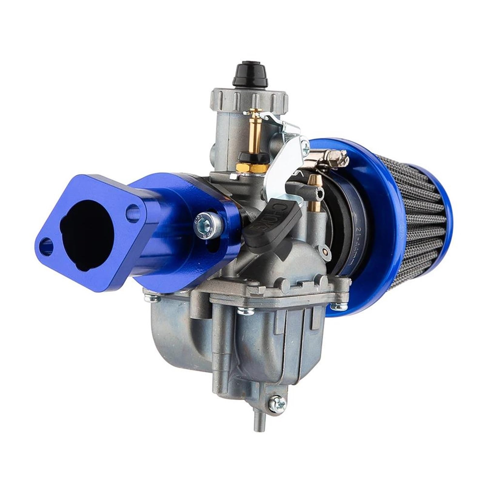 Motorrad Carburetor Für Predator 212cc 196cc CT200U BT200X CT 200 U BT 200 X Für Mini Bike KT196 Go Kart GX160 GX200 6,5 Hp Klon Motor Luftfilter Vergaser Vergaser Motor(Blau) von ZHANGWENLING
