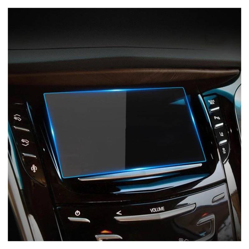 Auto Displayschutz 8 Zoll Für Cadillac Für Kered Für Escalade 15-19 Armaturenbrett-Navigationsmembran Auto GPS-Display Gehärtetes Glas Display-Schutzfolie GPS Transparent Displayschutzfolie von ZHANGZHENGYAO