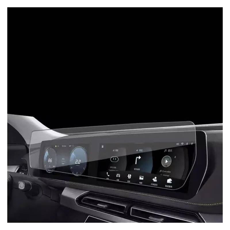 Auto Displayschutz Für BAIC Motor Für BAIC X7 Für Peking X7 2021 2022 2023 Auto GPS Navigation Bildschirm Anti-Scratch Film Zubehör TPU Schutz Film GPS Transparent Displayschutzfolie von ZHANGZHENGYAO