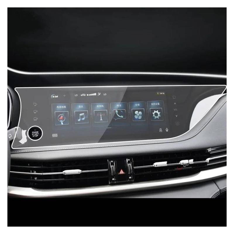Auto Displayschutz Für Changan Für CS95 2019-2022 Auto GPS Navigation Schutz Film LCD Bildschirm TPU Film Screen Protector Anti-Scratch Interior Refit GPS Transparent Displayschutzfolie von ZHANGZHENGYAO