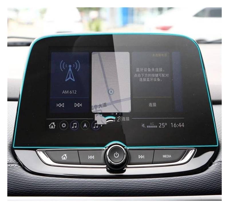 Auto Displayschutz Für Chevrolet Für Tracker 2019 2020 2021 Auto Radio GPS Navigation Gehärtetem Glas Screen Protector GPS Transparent Displayschutzfolie von ZHANGZHENGYAO
