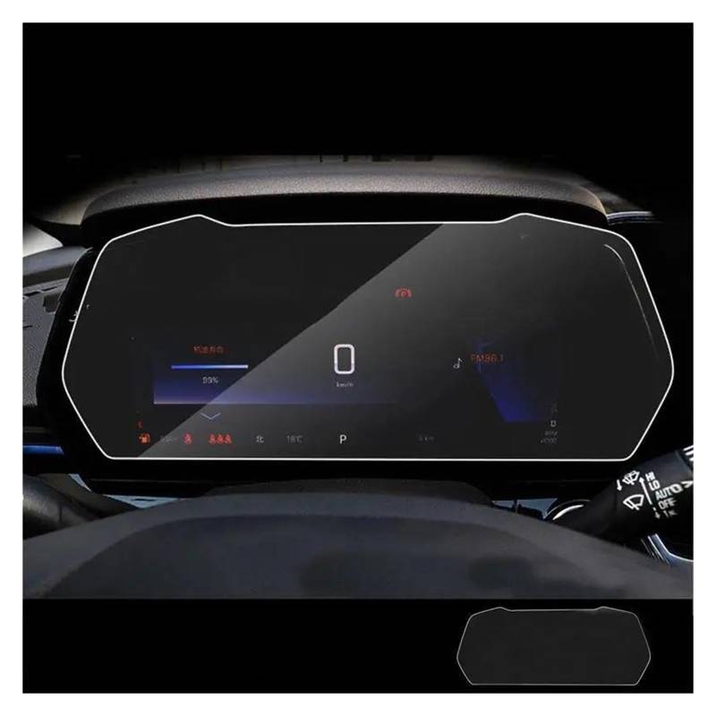 Auto Displayschutz Für Chevrolet Für Trax Für ACTIV/LT/2RS 2024 Auto Instrument Display Touch Dashboard Digital Cluster Gehärtetem Gass Screen Protector GPS Transparent Displayschutzfolie von ZHANGZHENGYAO