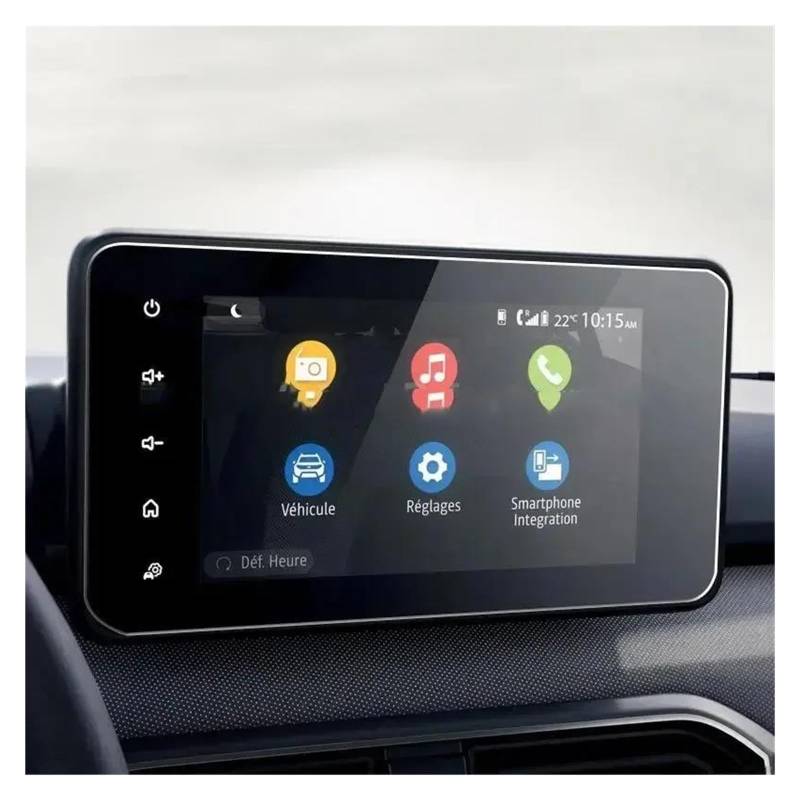 Auto Displayschutz Für Dacia Für Sandero 3 Stepway 2020-2023 8 Zoll Auto Infotainment Radio GPS Navigation Display Schutz Film PET Screen Protector GPS Transparent Displayschutzfolie von ZHANGZHENGYAO