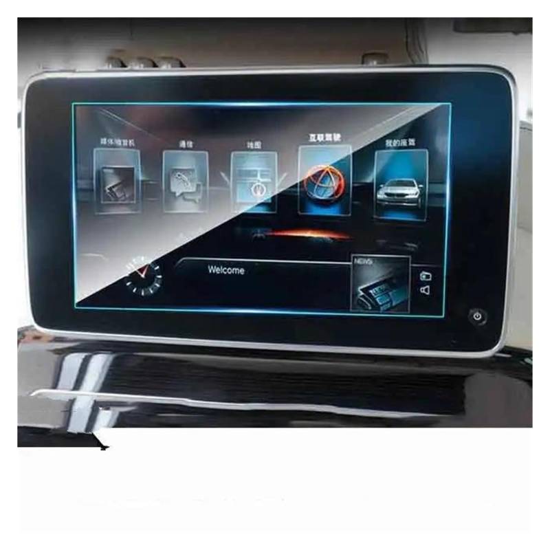Auto Displayschutz Für G11 G12 Serie 7 2016-2021 GPS Navigation LCD Bildschirm Gehärtetes Glas Schutz Film Auto Innen Aufkleber Anti-Scratch GPS Transparent Displayschutzfolie(200X120mm) von ZHANGZHENGYAO