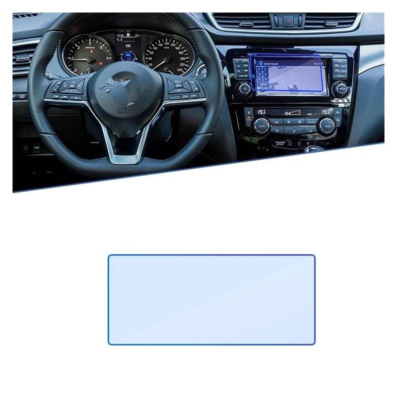 Auto Displayschutz Für Nissan Für X-Trail T32 MK3 2018 2019 2020 2021 7 "Auto Navigation GPS Film Touch Full Screen Protector Gehärtetem Glas Zubehör GPS Transparent Displayschutzfolie von ZHANGZHENGYAO