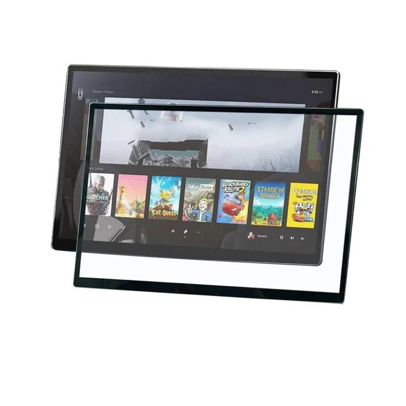 Auto Displayschutz Für Tesla Für Modell SX 2021-2024 Navigation Hinten Bildschirm Anti-Scratch-Film Zubehör HD Gehärtetem Glas Screen Protector GPS Transparent Displayschutzfolie(for X Navigation) von ZHANGZHENGYAO