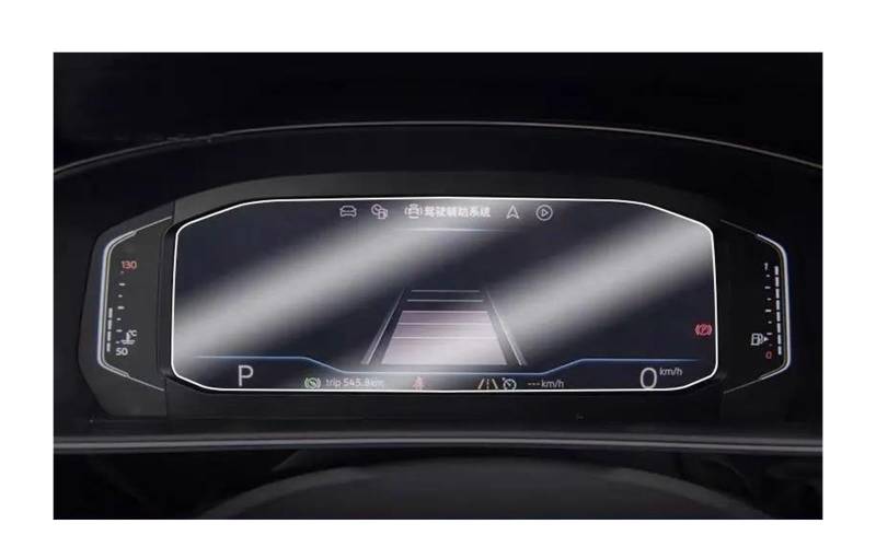 Auto Displayschutz Für VW Für T-roc Für T Roc 2018 2019 2020 Gehärtetes Glas Auto Navigation Screen Protector LCD Display Film Dashoard Panel Abdeckung GPS Transparent Displayschutzfolie(Dashboard fil von ZHANGZHENGYAO