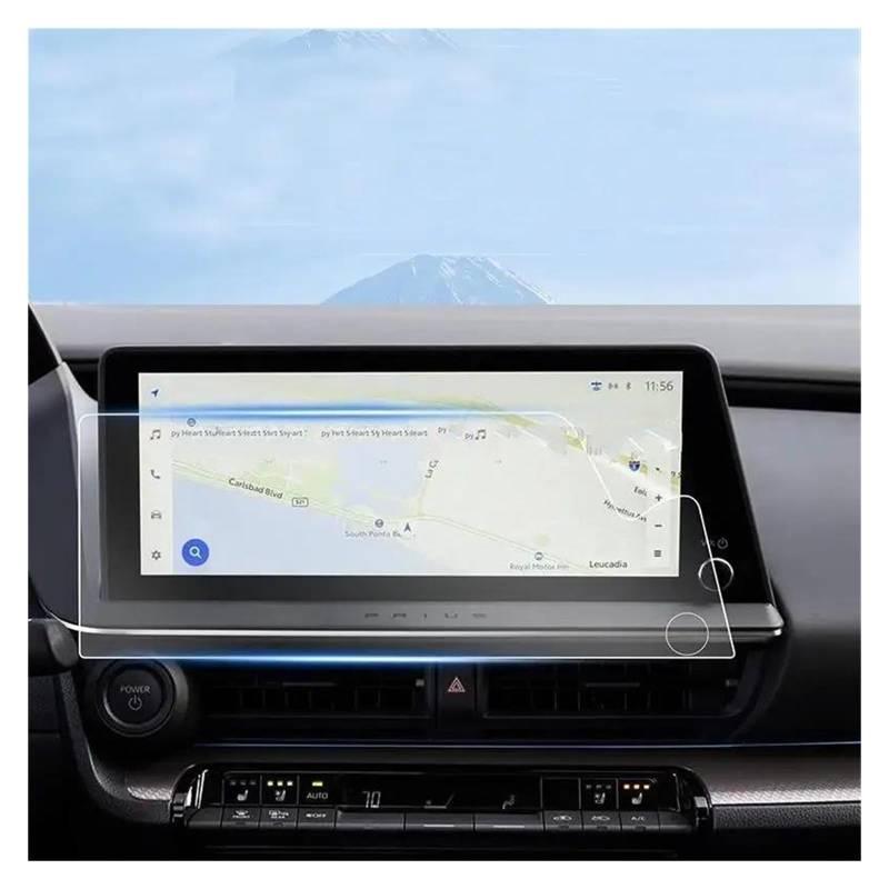Auto Displayschutz TPU Screen Protector Für Toyota Für Prius XLE/Begrenzte 2023 12,3 Zoll Auto Infotainment Radio GPS Navigation Display Schutz Film GPS Transparent Displayschutzfolie von ZHANGZHENGYAO