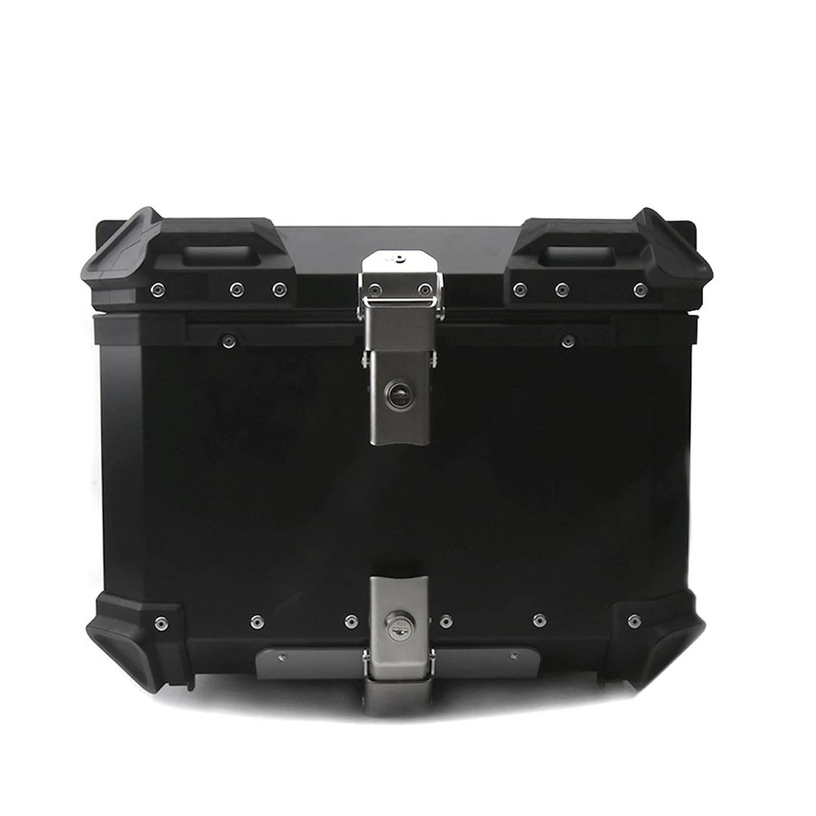 Heckgepäckträger Für CFMOTO800MT Motorrad Seite Gepäck Box Halterung Pannier Rahmen Sattel Rack Hinten Fall Stamm Motorrad Gepäckträger(55L Topcase Black) von ZHANGZHENGYAO