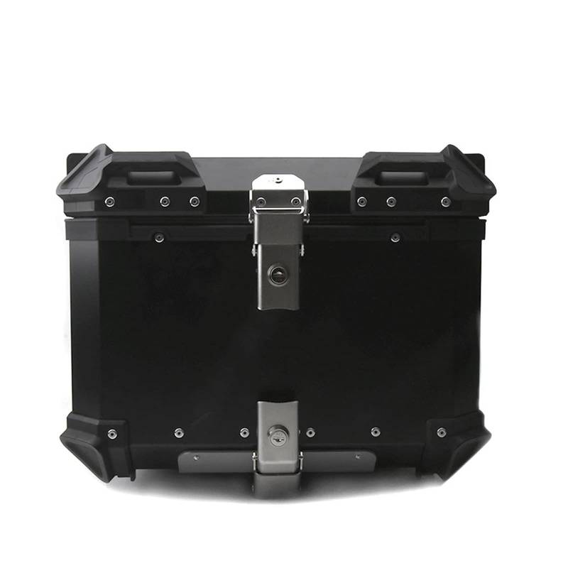 Heckgepäckträger Für CFMOTO800MT Motorrad Seite Gepäck Box Halterung Pannier Rahmen Sattel Rack Hinten Fall Stamm Motorrad Gepäckträger(55L Topcase Black) von ZHANGZHENGYAO