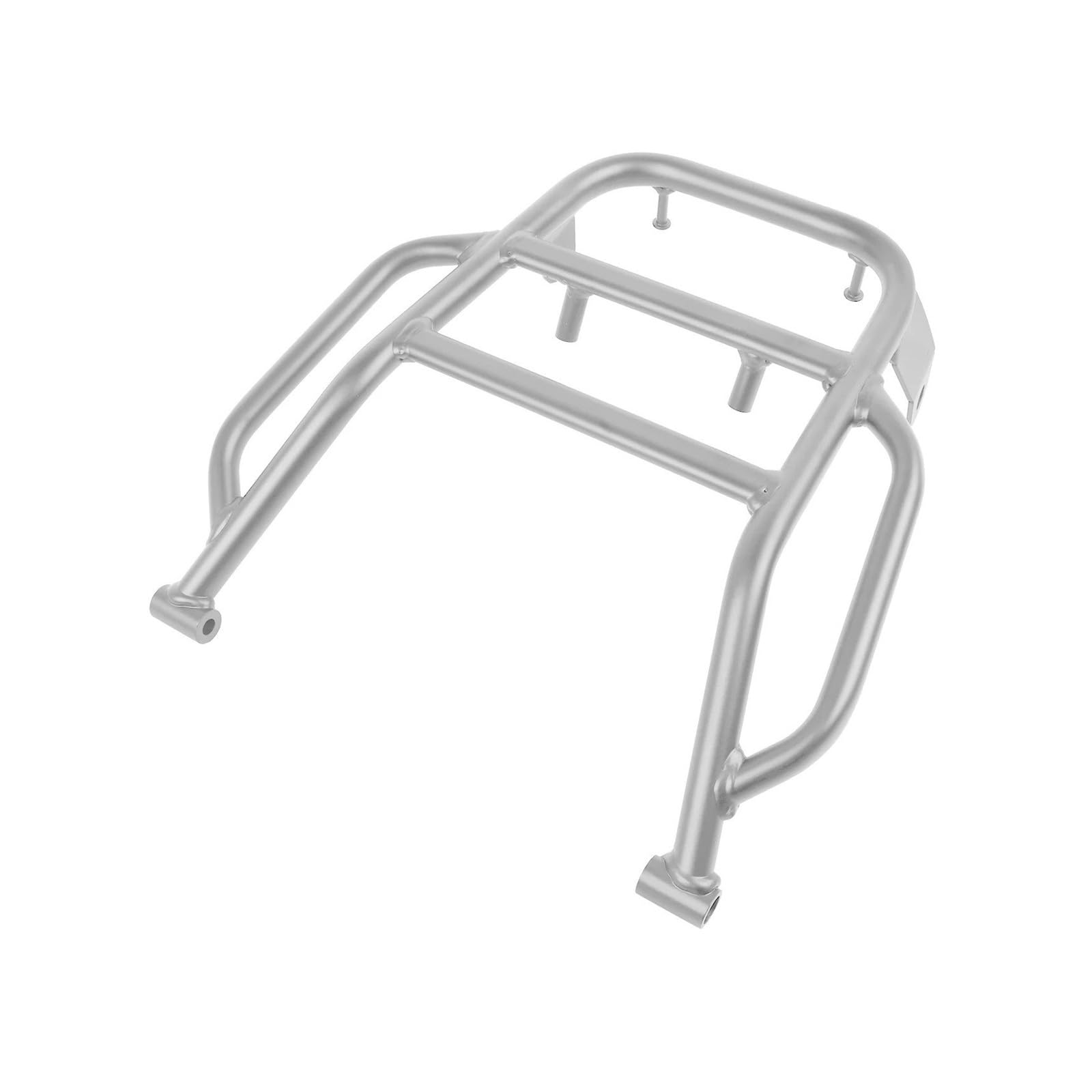 Heckgepäckträger Für Suzuki Für DR650 Für DR650SE 2006-2016 Motorrad-Rücksitzgepäckträger Mit Griffgriff-Frachtunterstützung Motorrad Gepäckträger(Silber) von ZHANGZHENGYAO