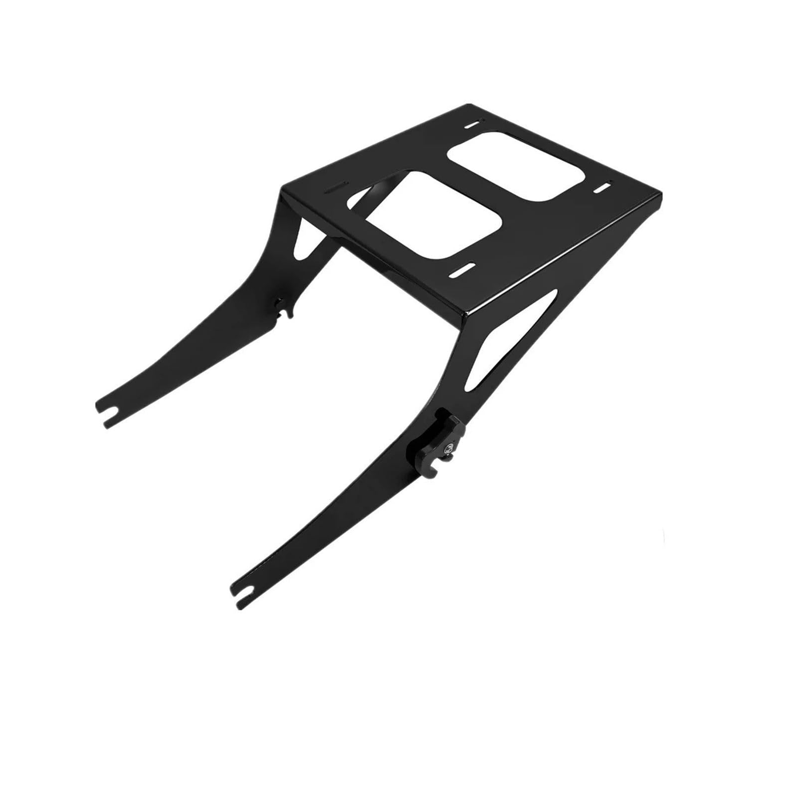 Heckgepäckträger Für Tour Für Pak Für Fat Für Boy Für FLSTF 2008-2017 Motorrad Schwarz/Chrom Pack Stamm Halterung Rack Motorrad Gepäckträger(Schwarz) von ZHANGZHENGYAO