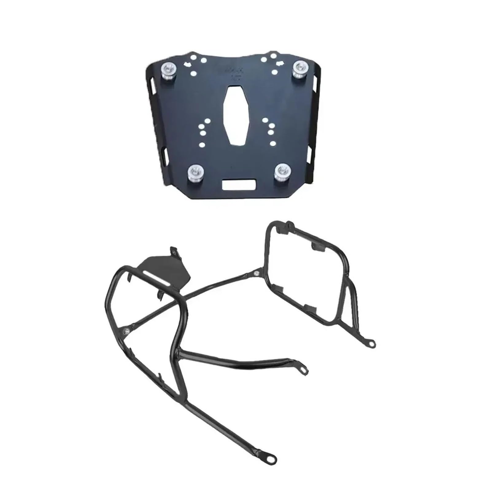 Heckgepäckträger Für VOGE Für DSX525 Für 500DSX 2023 2024 Gepäckträger Motorrad Pannier Halter Halterung Motorrad Gepäckträger(Rack Black One Set) von ZHANGZHENGYAO