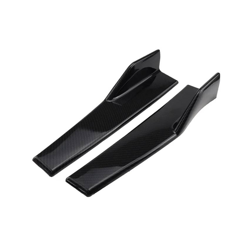 Seitenschweller 45 Cm Universal-Seitenschweller, Kratzfest, Winglet-Verlängerung, Karosserie-Set, Autozubehör Auto-Seitenschweller(Carbon Fiber Look) von ZHANGZHENGYAO