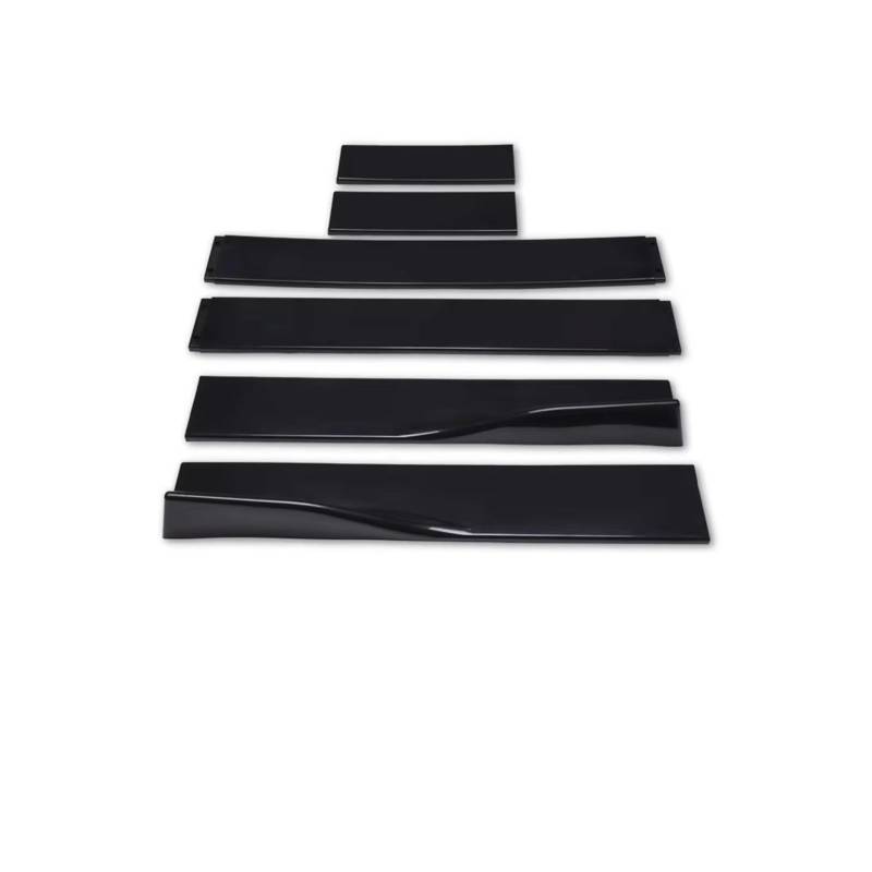 Seitenschweller 6PCS 2m Universal Seitenschweller Verlängerung Rocker Panels Lip Wing Splitters Auf Autoscooter Styling Auto-Seitenschweller von ZHANGZHENGYAO