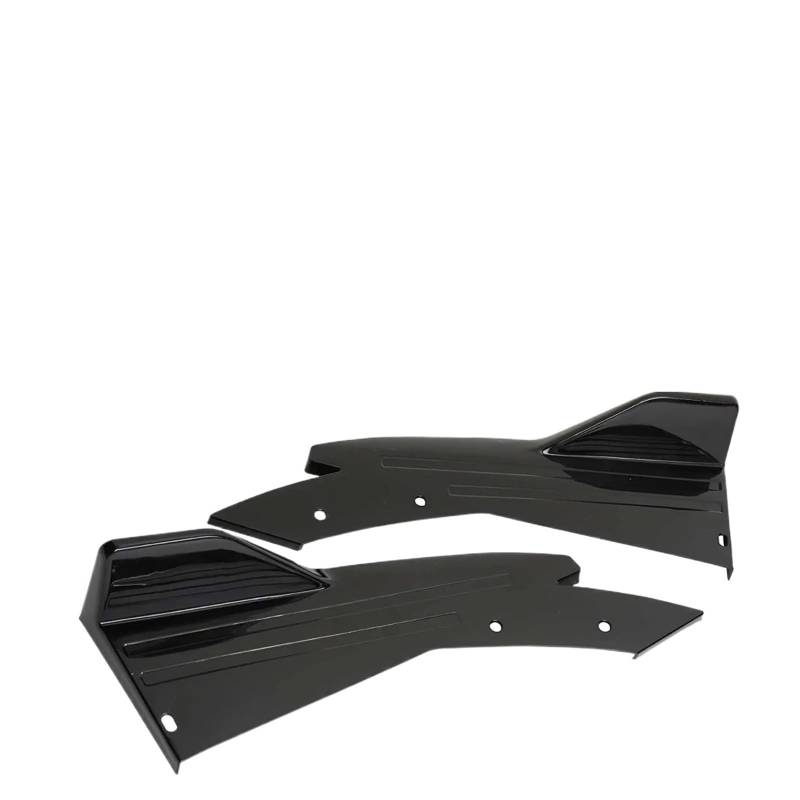Seitenschweller Für Alfa Für Romeo Für Giulia Car Heck Stoßstange Spoiler Lippensplitter Diffusor Body Kit Side Rock Protector Covers Auto-Seitenschweller(Schwarz) von ZHANGZHENGYAO