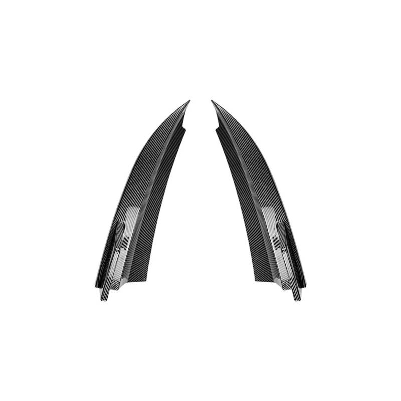 Seitenschweller Für Benz Für C Klasse Für W204 Für C250 C300 C350 Für AMG 2008-2014 Hinten Ecke Rock Lip Splitter Seite Diffusor Auto-Seitenschweller(Carbon Look) von ZHANGZHENGYAO