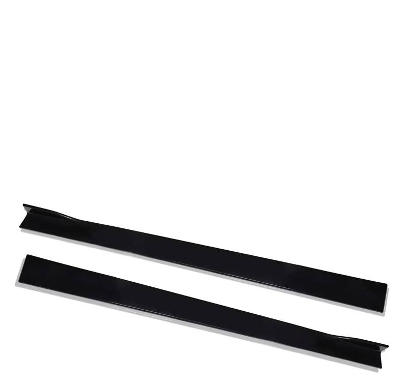 Seitenschweller Für Cadillac Für ATS Für CTS Für CTS-V 78,7 "Auto Seite Rock Splitter Spoiler Lip Rocker Panel Extensions Körper Kit Auto-Seitenschweller(Schwarz) von ZHANGZHENGYAO