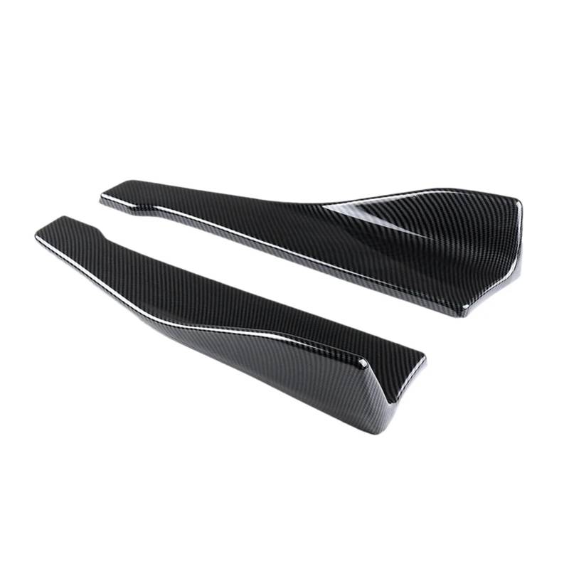 Seitenschweller Für Chevrolet Für Camaro Für SS 48 Cm Universal Side Rock Extension Kit Canard Splitter Abdeckung Auto Zubehör Auto-Seitenschweller(Carbon Fiber Look) von ZHANGZHENGYAO