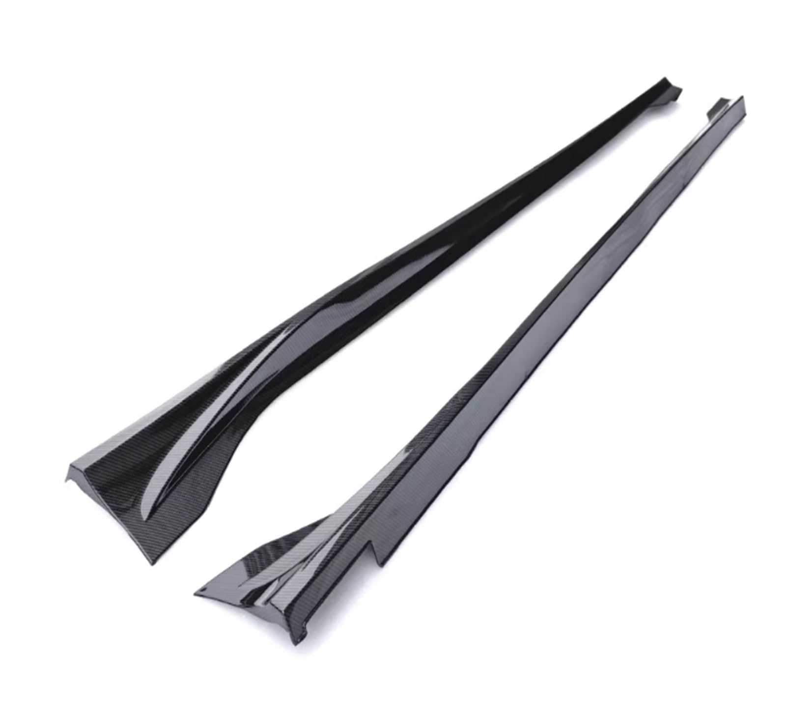 Seitenschweller Für Civic Für Limousine Für 11th 2022 2023 2024 Körper Kit ABS Carbon Side Röcke Schürzen Verlängerung Lip Auto-Seitenschweller(ABS Carbon Fiber) von ZHANGZHENGYAO