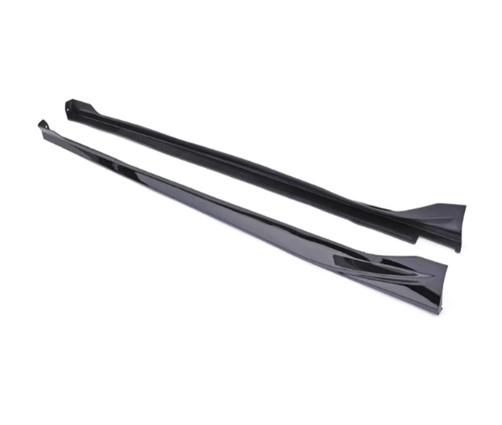 Seitenschweller Für Civic Für Limousine Für 11th 2022 2023 2024 Körper Kit ABS Carbon Side Röcke Schürzen Verlängerung Lip Auto-Seitenschweller(Glossy Black) von ZHANGZHENGYAO