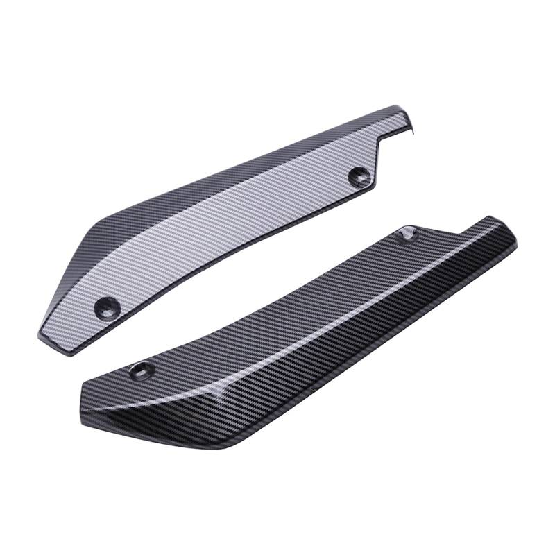 Seitenschweller Für Dodge Für Charger Für Challenger 2018-2021 Auto Heckdiffusor Canard Wrap Spoiler Side Fender Rock Lippe Auto-Seitenschweller(Carbon Fiber) von ZHANGZHENGYAO