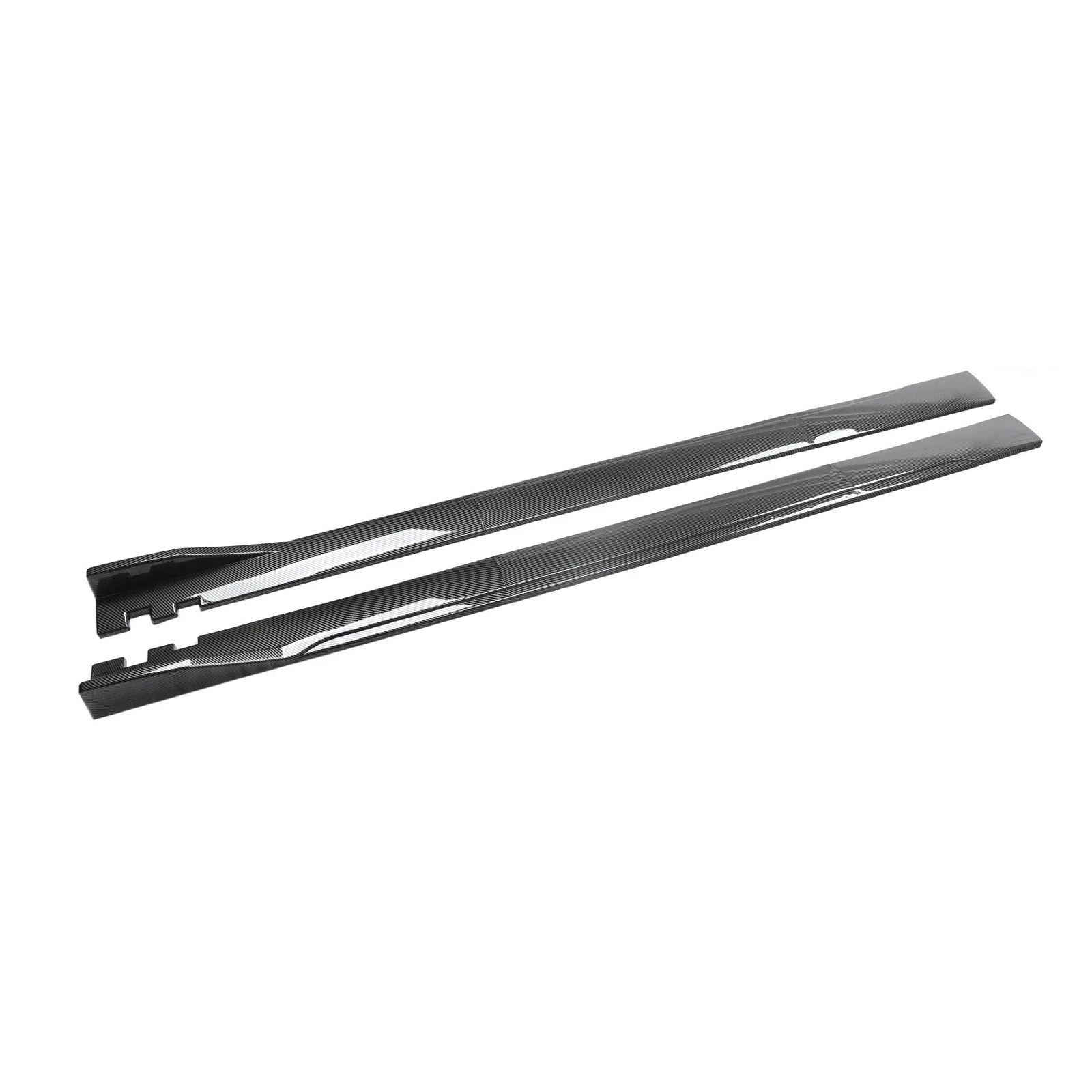 Seitenschweller Für E90 E92 E93 Für 325i 335i 2M / 78,7 "Seite Rock Verlängerung Winglet Splitter Schürze Körper Kit Universal Auto-Seitenschweller(Full Carbon Look) von ZHANGZHENGYAO