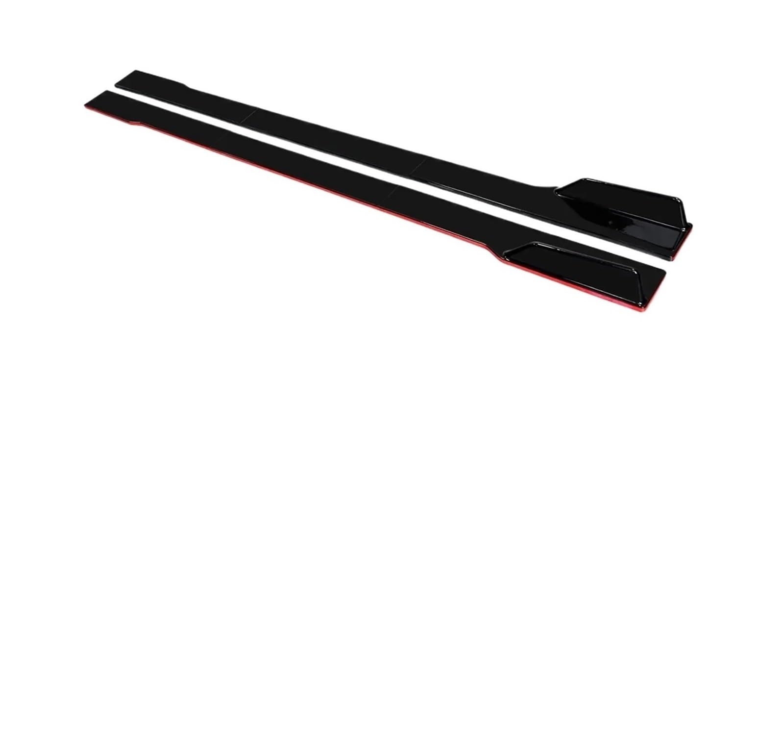 Seitenschweller Für Fusion Für Focus 2015-2021 78,7 "Seite Rock Splitter Spoiler Lip Rocker Panel Extensions Body Kit Auto-Seitenschweller(Black with Red side) von ZHANGZHENGYAO