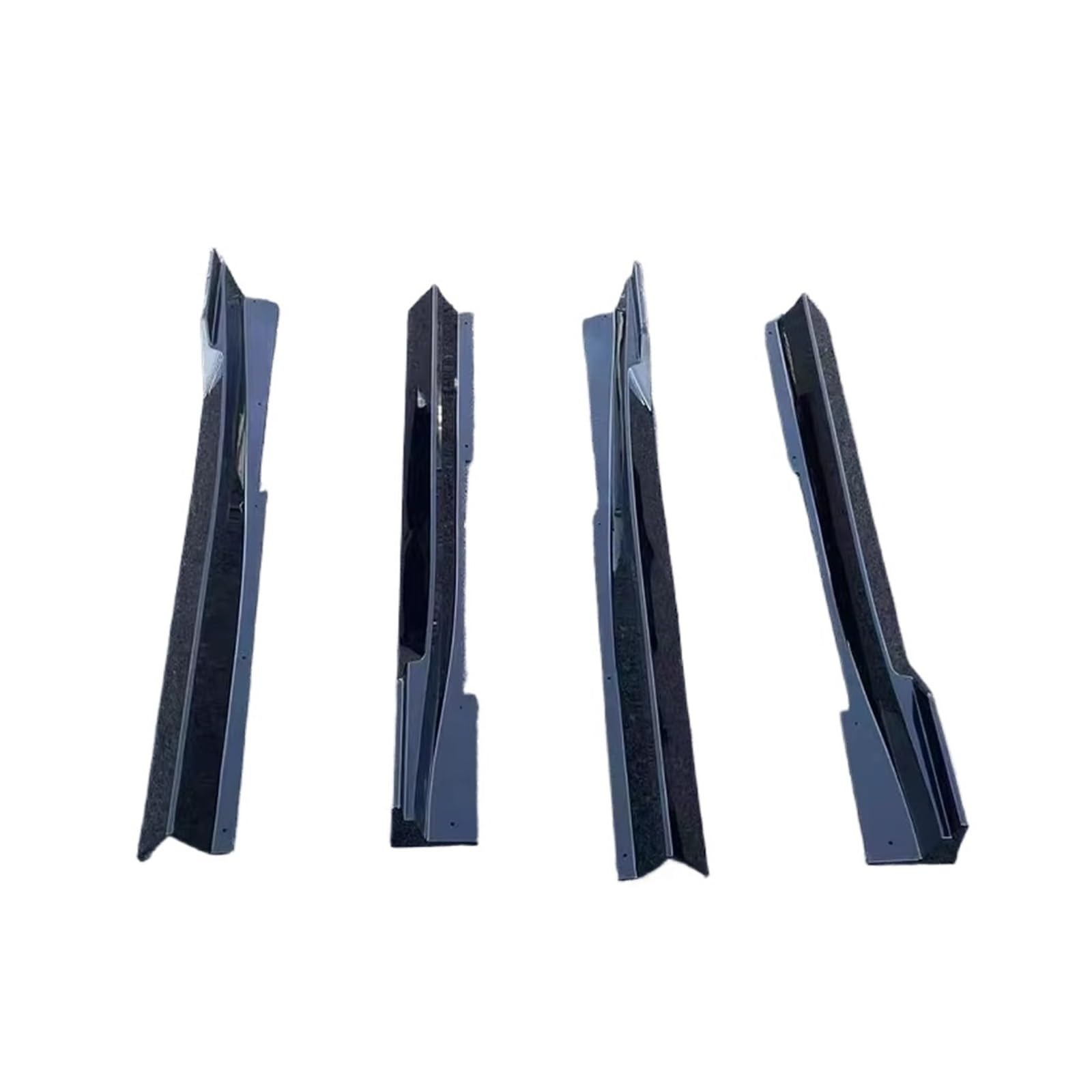 Seitenschweller Für Infiniti Für Q50 Für Sport 2014-2020 4PCS Auto Seite Röcke Kotflügel Splitter Sport Styling Untere Split Typ Schutz Bar Auto-Seitenschweller(Carbon Fiber Look) von ZHANGZHENGYAO