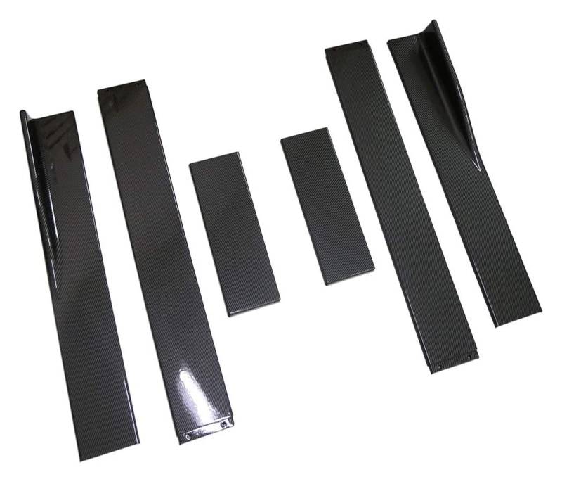 Seitenschweller Für SLINE Für A5 Für S5 Für RS5 Für B8 2008-2011 78,7 "/86,6" Seite Rock Kit Universal Schürze Lip Auto Zubehör Auto-Seitenschweller(78.7 Carbon Look) von ZHANGZHENGYAO
