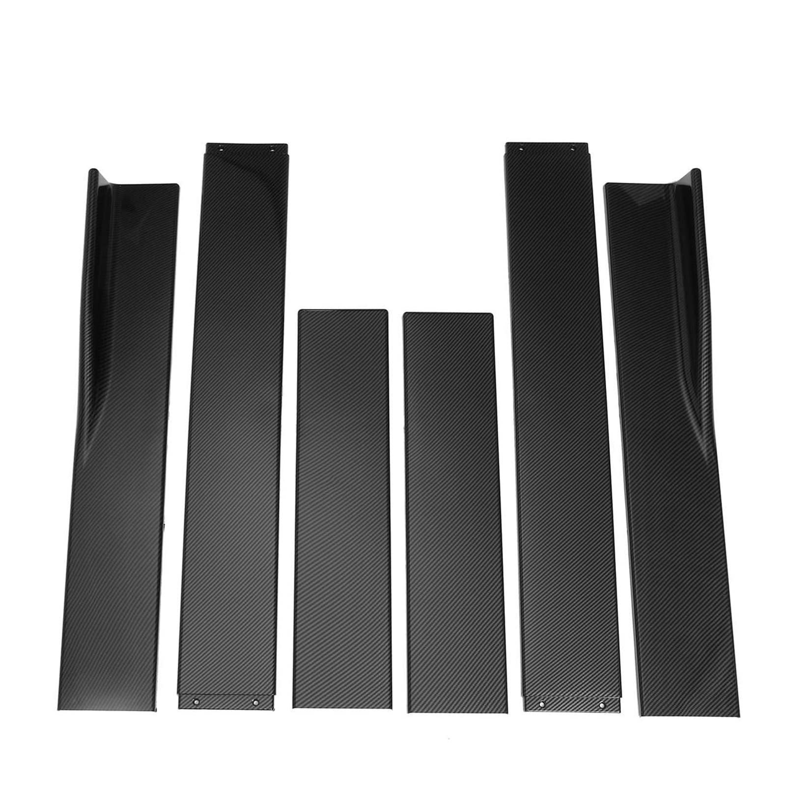 Seitenschweller Für SLINE Für A5 Für S5 Für RS5 Für B8 2008-2011 78,7 "/86,6" Seite Rock Kit Universal Schürze Lip Auto Zubehör Auto-Seitenschweller(86.6 Carbon Look) von ZHANGZHENGYAO