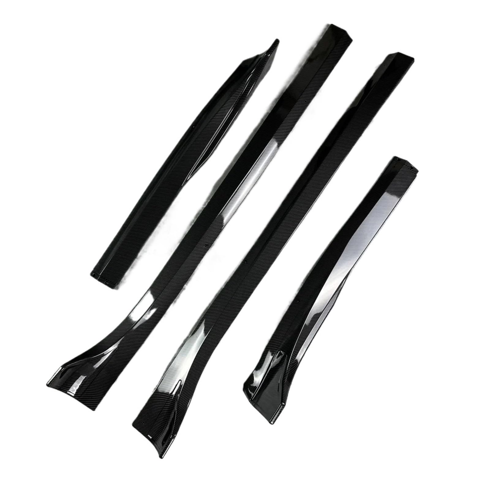 Seitenschweller Für Tesla Für Modell 3 Für Modell Für Y 2017-2024 Seite Röcke Splitter Schutz Körper Kit UV Mantel Zubehör Auto-Seitenschweller(M-3-Carbon Look) von ZHANGZHENGYAO