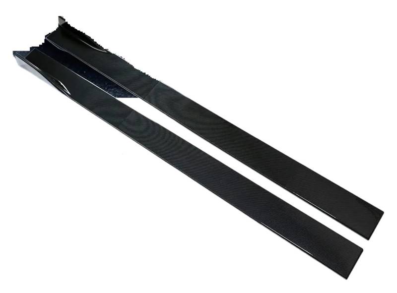 Seitenschweller Für Tesla Für Modell 3 Für S 2012-2021 78,7 "Seite Rock Splitter Spoiler Lip Rocker Panel Extensions Körper Kit Auto-Seitenschweller(Carbon Fiber) von ZHANGZHENGYAO
