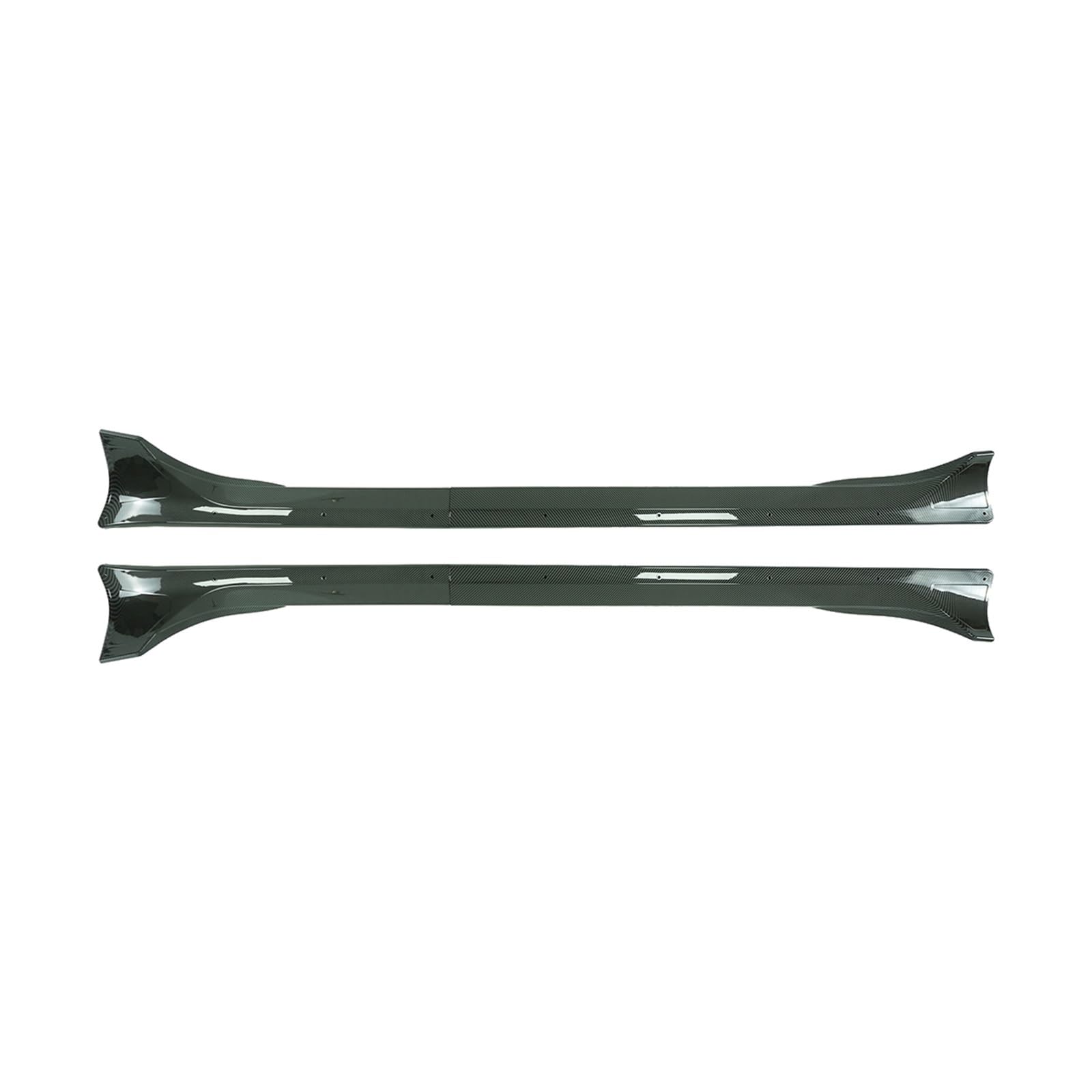 Seitenschweller Für Tesla Für Modell Für Y 2020 2021 2022 2023 2024 Auto Seite Rock Verlängerung Zubehör Körper Kit 4PCS Auto-Seitenschweller(Carbon Fiber Print) von ZHANGZHENGYAO
