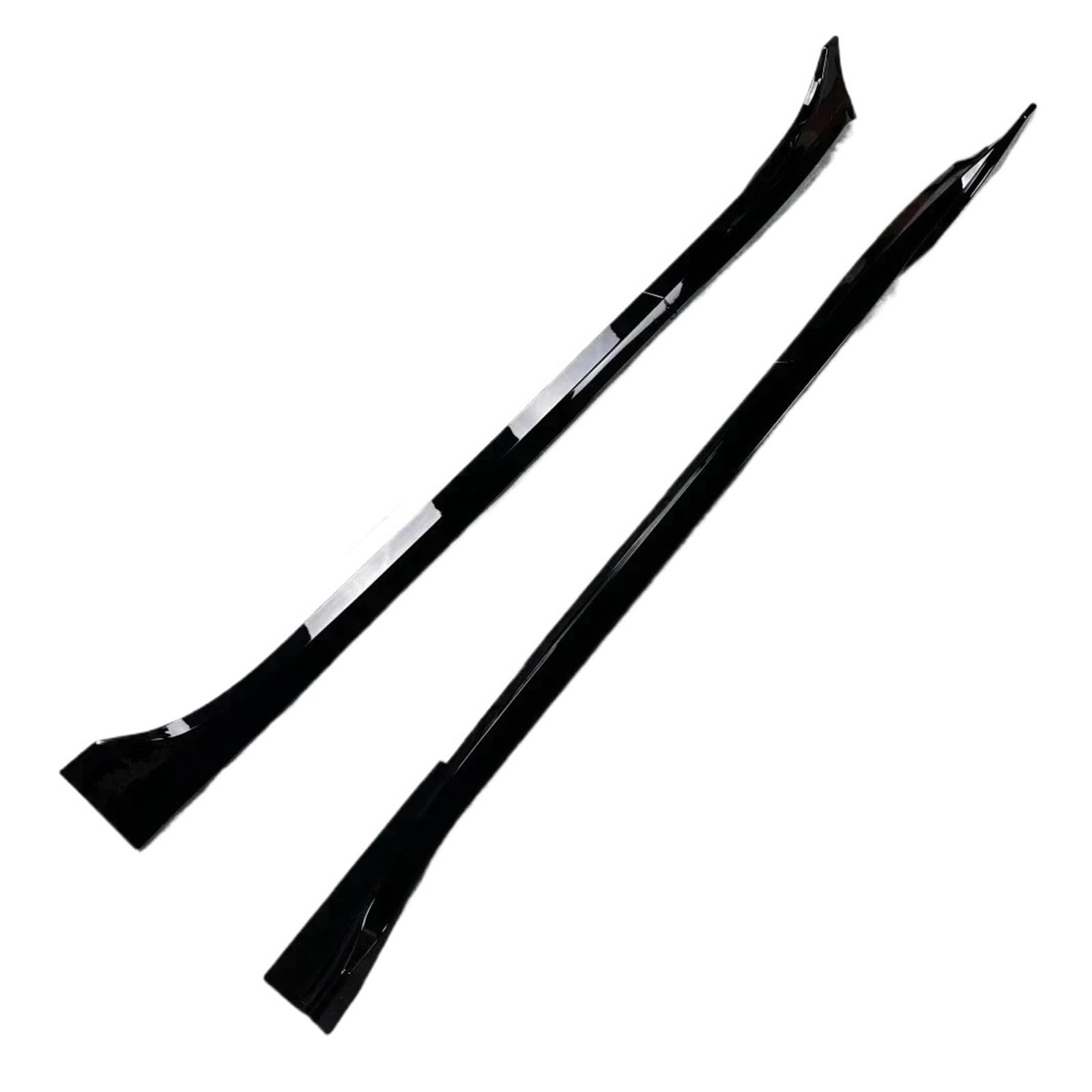Seitenschweller Für Tesla Für Modell Für Y Für 3 2017-2024 4 Stücke Seite Röcke Spoiler Körper Kits Splitter Zubehör Auto-Seitenschweller(Model 3 Gloss Black) von ZHANGZHENGYAO