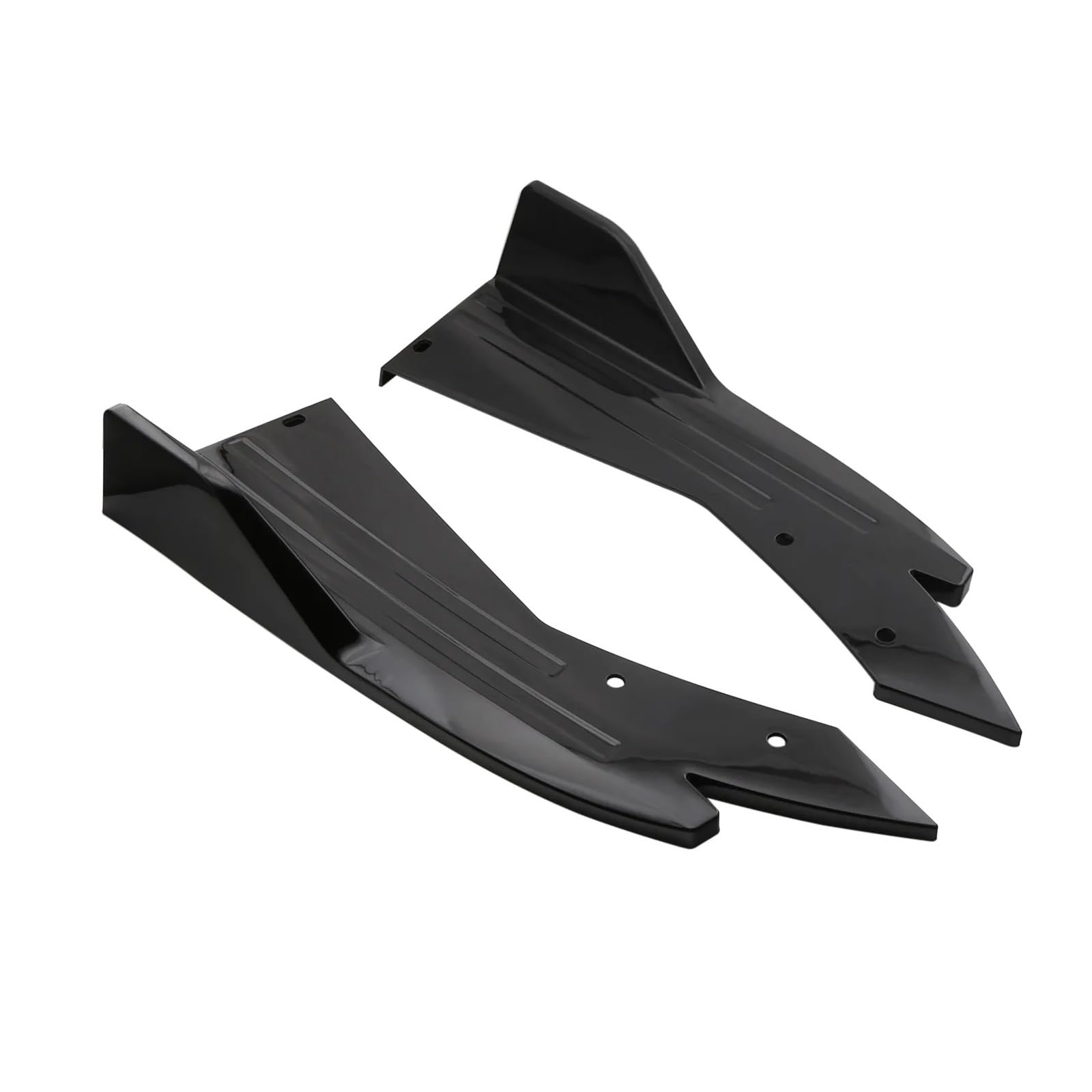 Seitenschweller Für Toyota Für Camry 2018-2022 Canards Splitter Seite Rock Schutz Körper Kits Universal Auto Zubehör 48 Cm Auto-Seitenschweller(Glossy Black) von ZHANGZHENGYAO