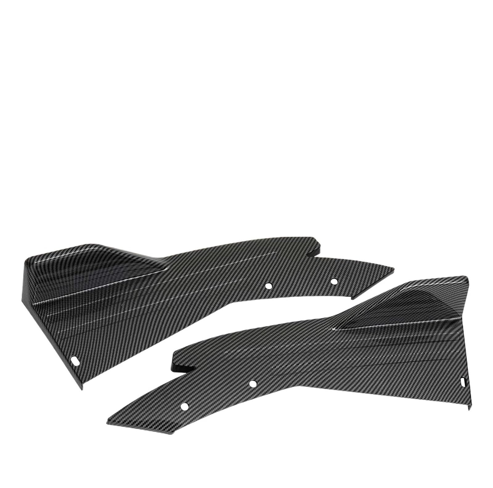 Seitenschweller Für Toyota Für Corolla 2011-2021 Auto Hinten Lip Diffusor Splitter Canard Protector Körper Kit Seite Rock Auto-Seitenschweller(Carbon Fiber) von ZHANGZHENGYAO