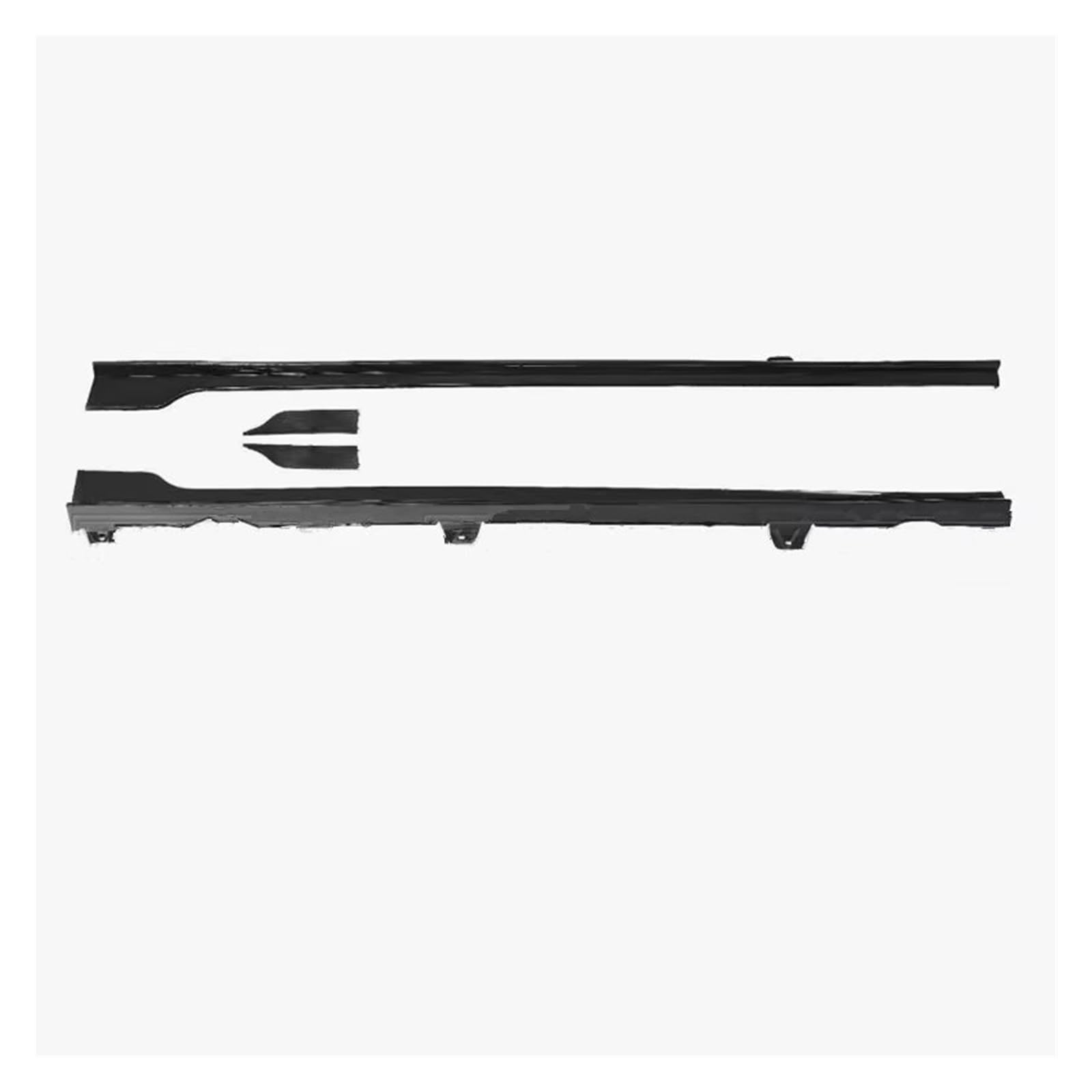 Seitenschweller Für VW Für Golf 7 Für MK7 Für MK7.5 Für GOLF Für TCR Stil 2014-2017 Unlackiert/Glänzend Schwarz ABS Racing Auto Seitenschweller Auto-Seitenschweller(MK7.5 OTHER COLORS) von ZHANGZHENGYAO