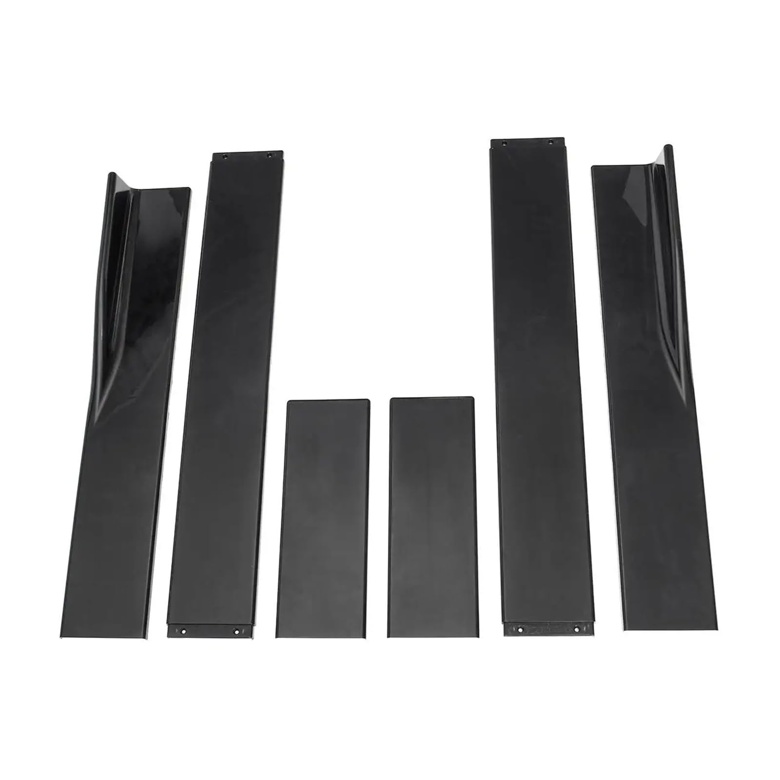 Seitenschweller Für VW Für Passat Für B7 Limousine 86,6 "Seite Rock Universal Splitter Schürze Winglet Body Kit Auto Zubehör Auto-Seitenschweller(86.6inch Black) von ZHANGZHENGYAO