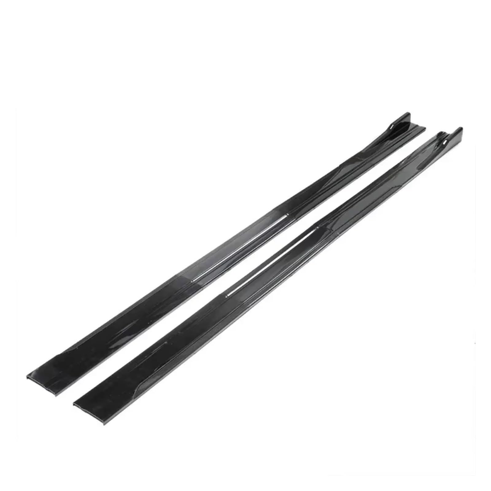 Seitenschweller Für VW Für Polo Für GOLF Für Mk5 Für Mk6 Für Mk7 Für Jetta 2,2 M Seitenschweller Verlängerung Rocker Splitter Diffusor Winglet Auto-Seitenschweller(Glossy Black) von ZHANGZHENGYAO