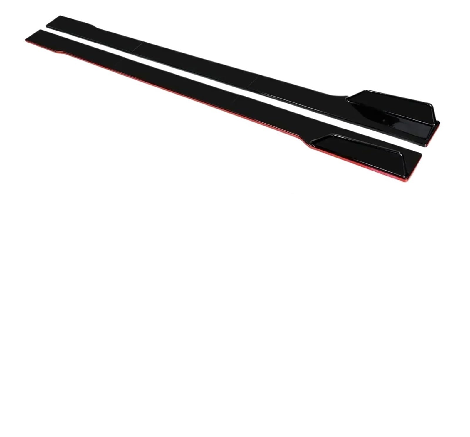 Seitenschweller Für Z4 Für E89 2003-2022 78,7 "Auto Seite Rock Splitter Spoiler Lip Rocker Panel Extensions Body Kit Auto-Seitenschweller(Black with Red side) von ZHANGZHENGYAO