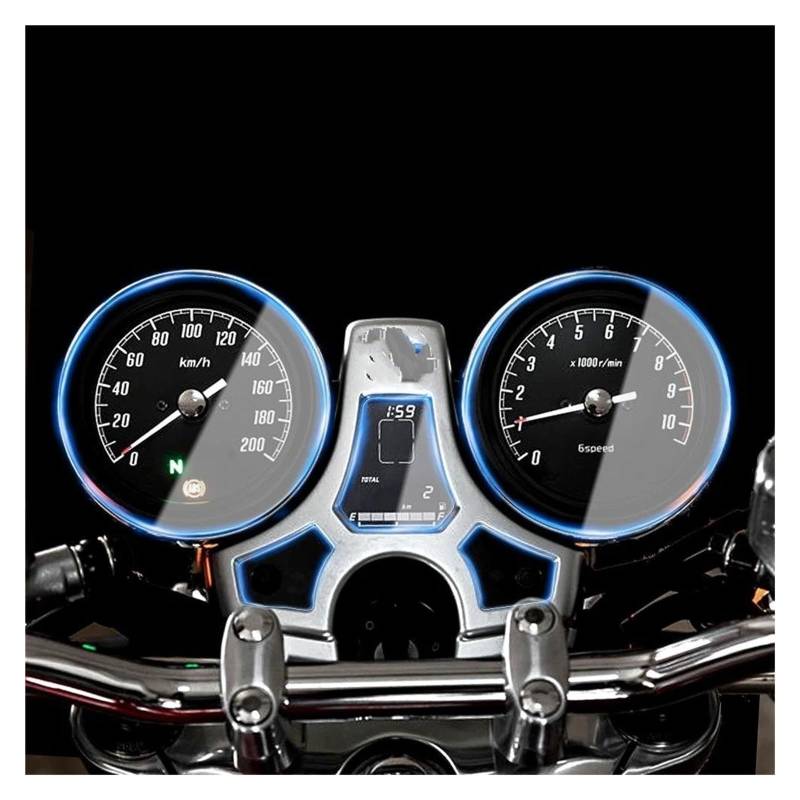 Tachoschutzfolie Für CB1100 Für CB 1100 Motorrad Scratch Cluster Screen Dashboard Schutz TPU Instrument Film Armaturenbrett Displayschutzfolie(2 Set) von ZHANGZHENGYAO