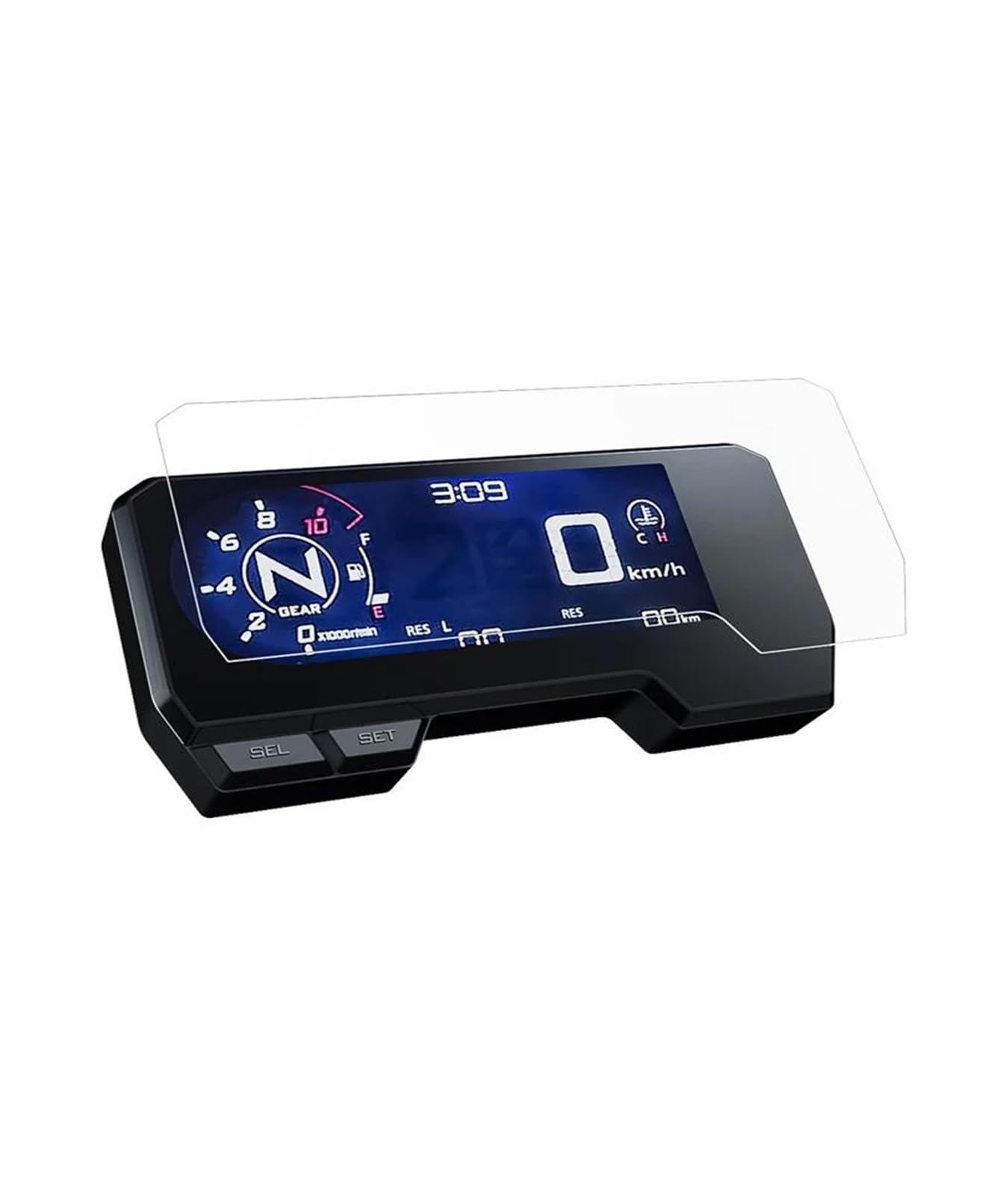 Tachoschutzfolie Für CB650R Für CBR650R Für CBR500R CB500F CB500X 2019 2020 2021 Dashboard Screen Protector Cluster Scratch-Screen Schutz Film Armaturenbrett Displayschutzfolie(4 Set) von ZHANGZHENGYAO