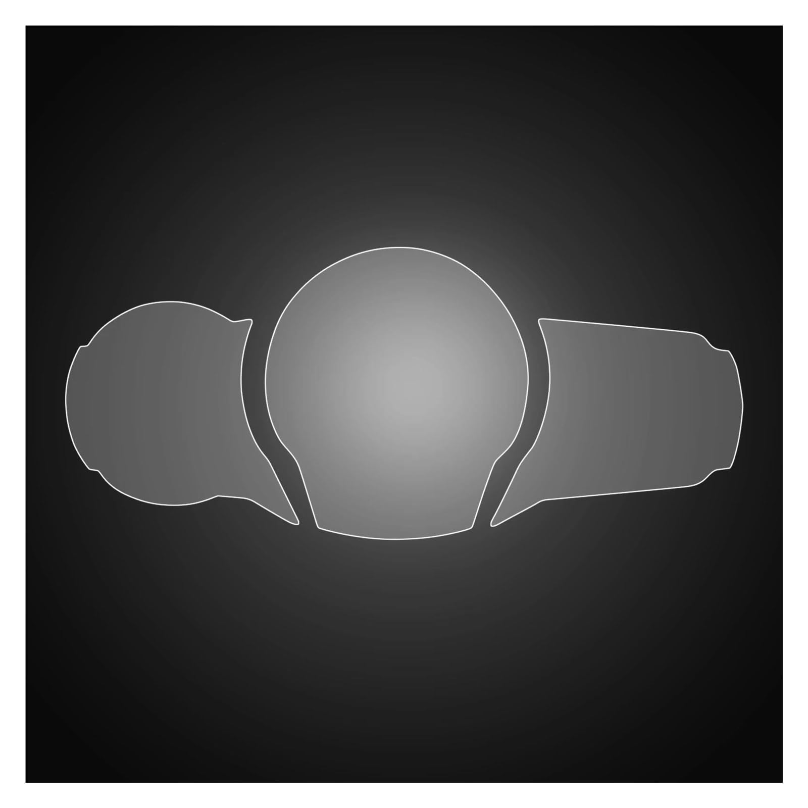 Tachoschutzfolie Für FJR 1300 Für FJR1300 2013-2022 Tacho Scratch Cluster Bildschirm Schutz Instrument Film Dashboard Screen Protector Armaturenbrett Displayschutzfolie(4) von ZHANGZHENGYAO