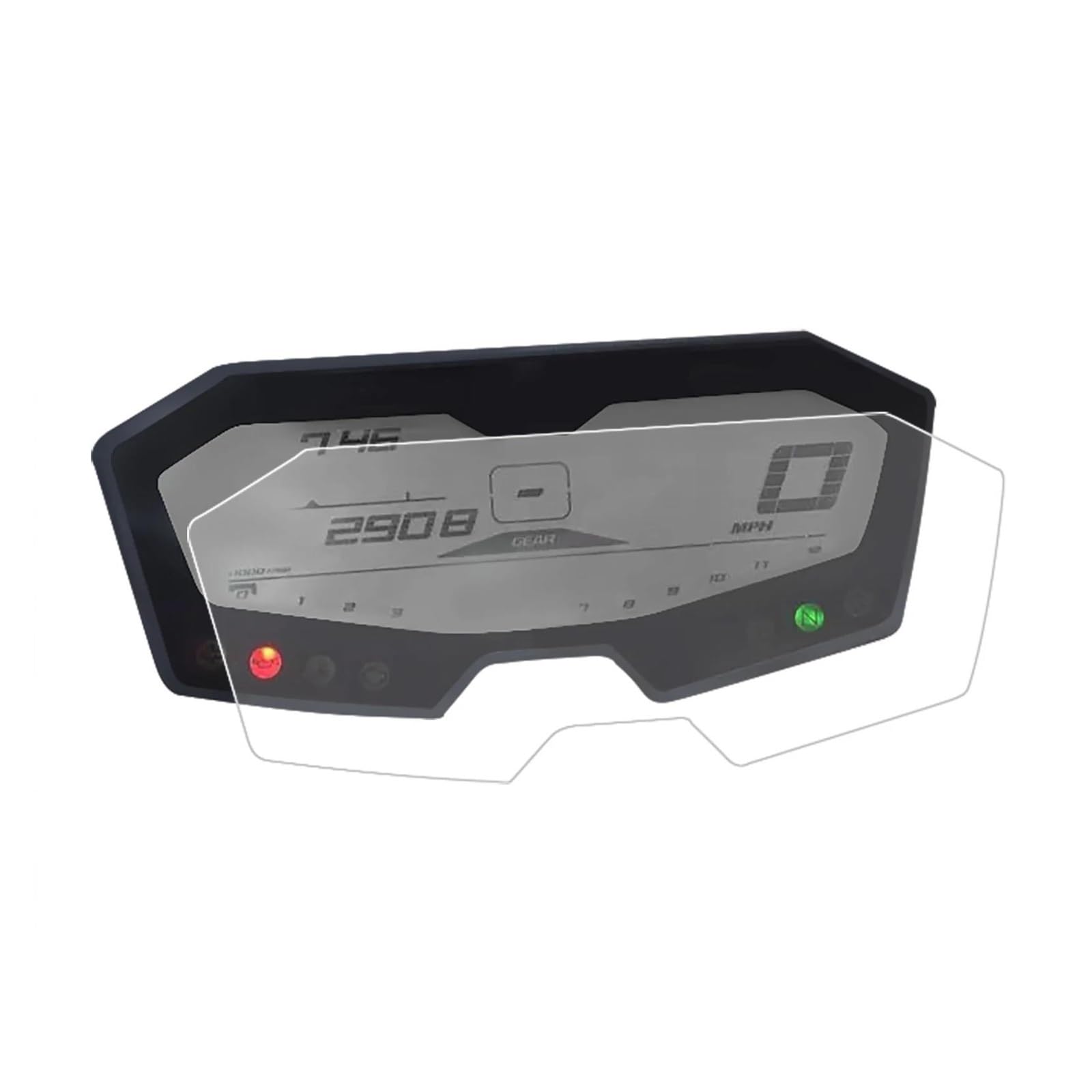 Tachoschutzfolie Für MT-07 Für MT07 Für FZ-07 FZ07 14-20 Motorrad Instrument Cluster Scratch Screen Schutz Film Dashboard Screen Protector Armaturenbrett Displayschutzfolie(2 pcs 2014-2020) von ZHANGZHENGYAO
