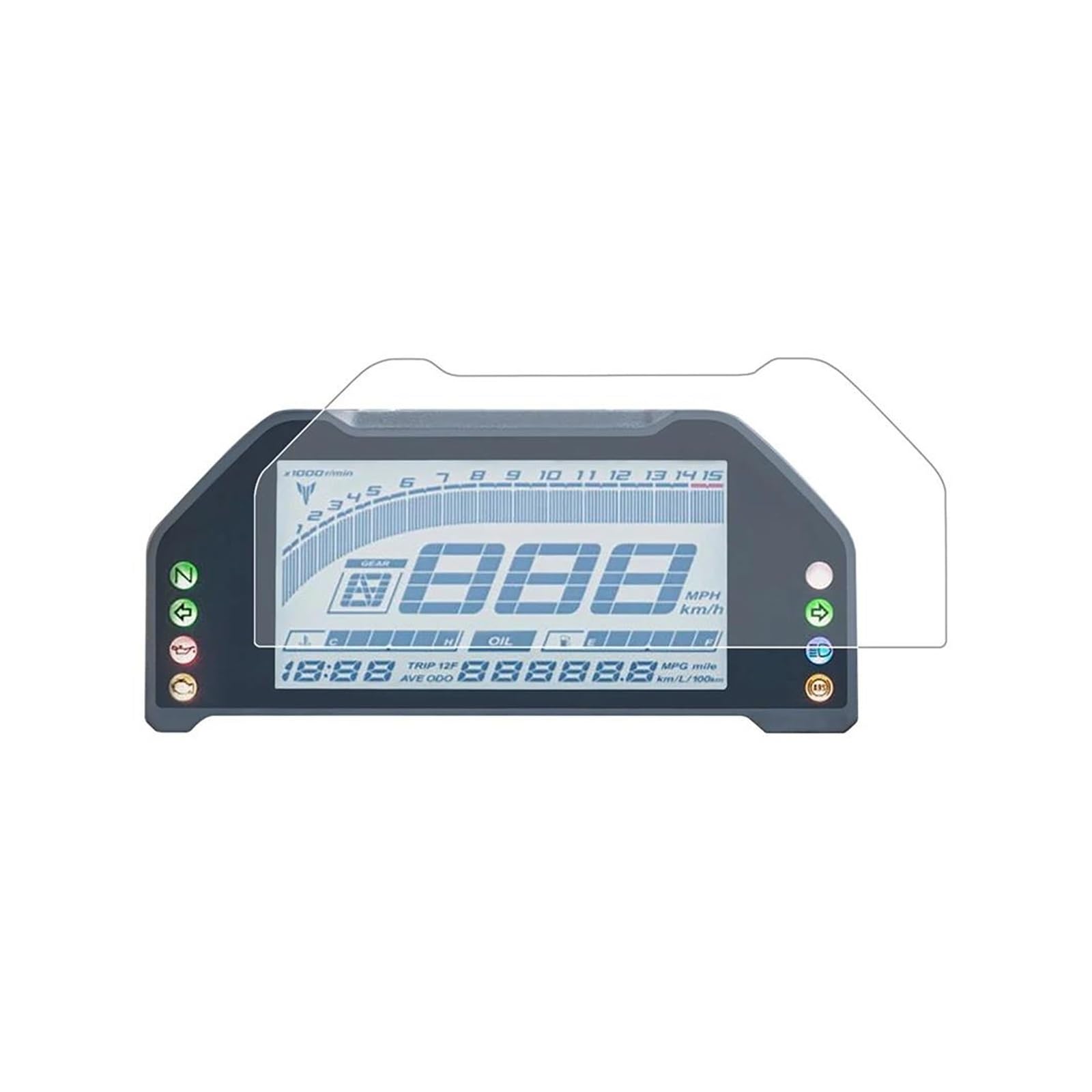 Tachoschutzfolie Für MT03 Für MT25 2020-2022 Für YZF-R25 2019-2022 Für YZFR3 YZFR15 V4 2022 Motorrad Instrument Film Armaturenbrett Screen Protector Armaturenbrett Displayschutzfolie(2 pcs) von ZHANGZHENGYAO