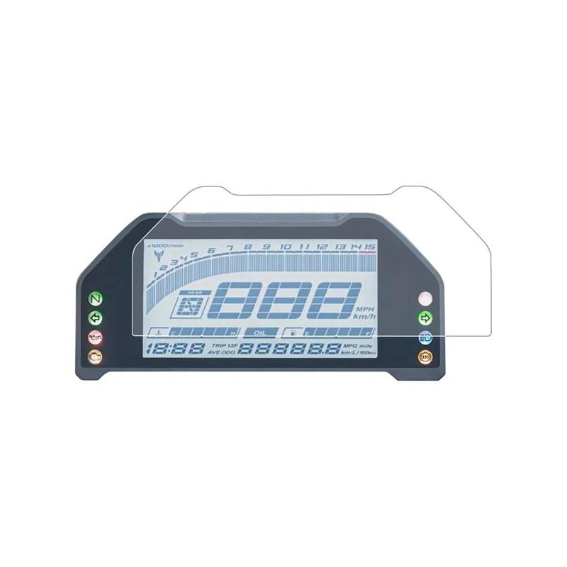 Tachoschutzfolie Für MT03 Für MT25 2020-2022 Für YZF-R25 2019-2022 Für YZFR3 YZFR15 V4 2022 Motorrad Instrument Film Armaturenbrett Screen Protector Armaturenbrett Displayschutzfolie(4 pcs) von ZHANGZHENGYAO
