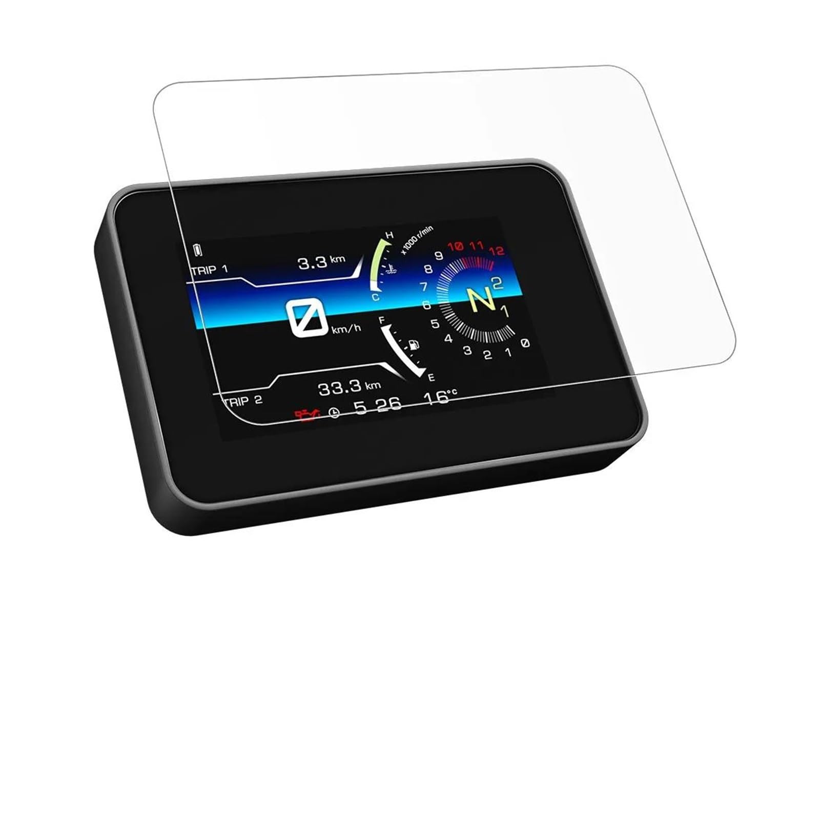 Tachoschutzfolie Für MT07 Für MT 07 Für MT-07 2023 2024 Teile Zubehör Dashboard Screen Protector TPU Instrument Film Armaturenbrett Displayschutzfolie(1 Set) von ZHANGZHENGYAO