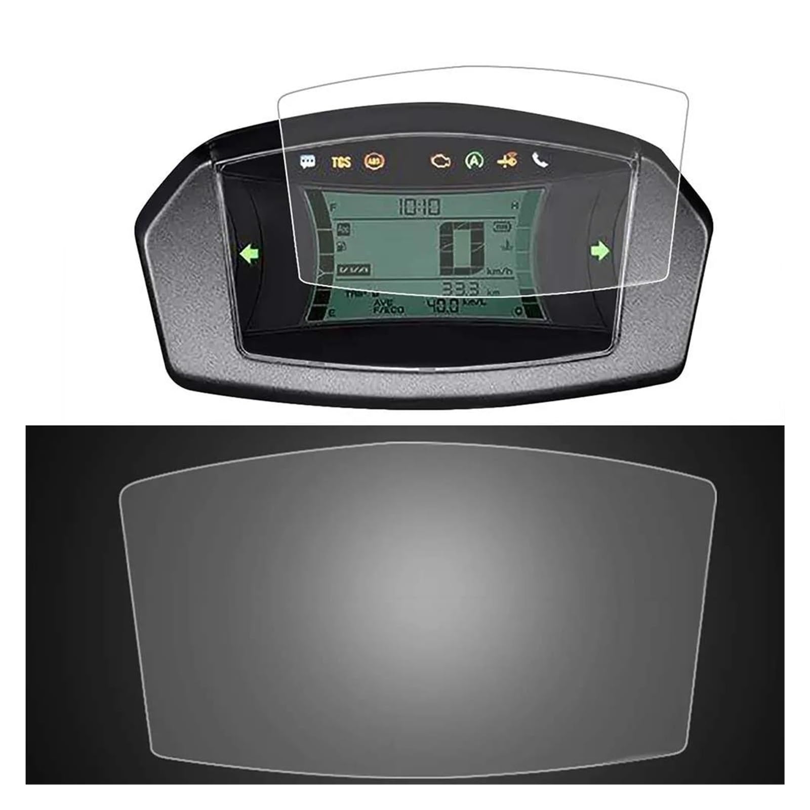 Tachoschutzfolie Für NMAX 155 Für NMAX155 2020 2021 2022 2023 Scratch Cluster Screen Schutz Panel Film Dashboard Screen Protector Armaturenbrett Displayschutzfolie(4 pcs) von ZHANGZHENGYAO