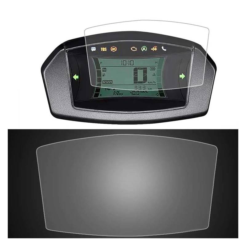Tachoschutzfolie Für NMAX 155 Für NMAX155 2020 2021 2022 2023 Scratch Cluster Screen Schutz Panel Film Dashboard Screen Protector Armaturenbrett Displayschutzfolie(4 pcs) von ZHANGZHENGYAO